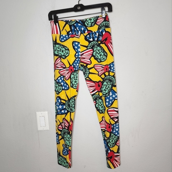 Lularoe statue of liberty, American flag leggings. - Picture 2 of 12